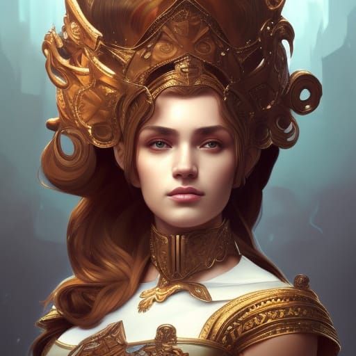 Royal Guard Portrait in Artstation Style