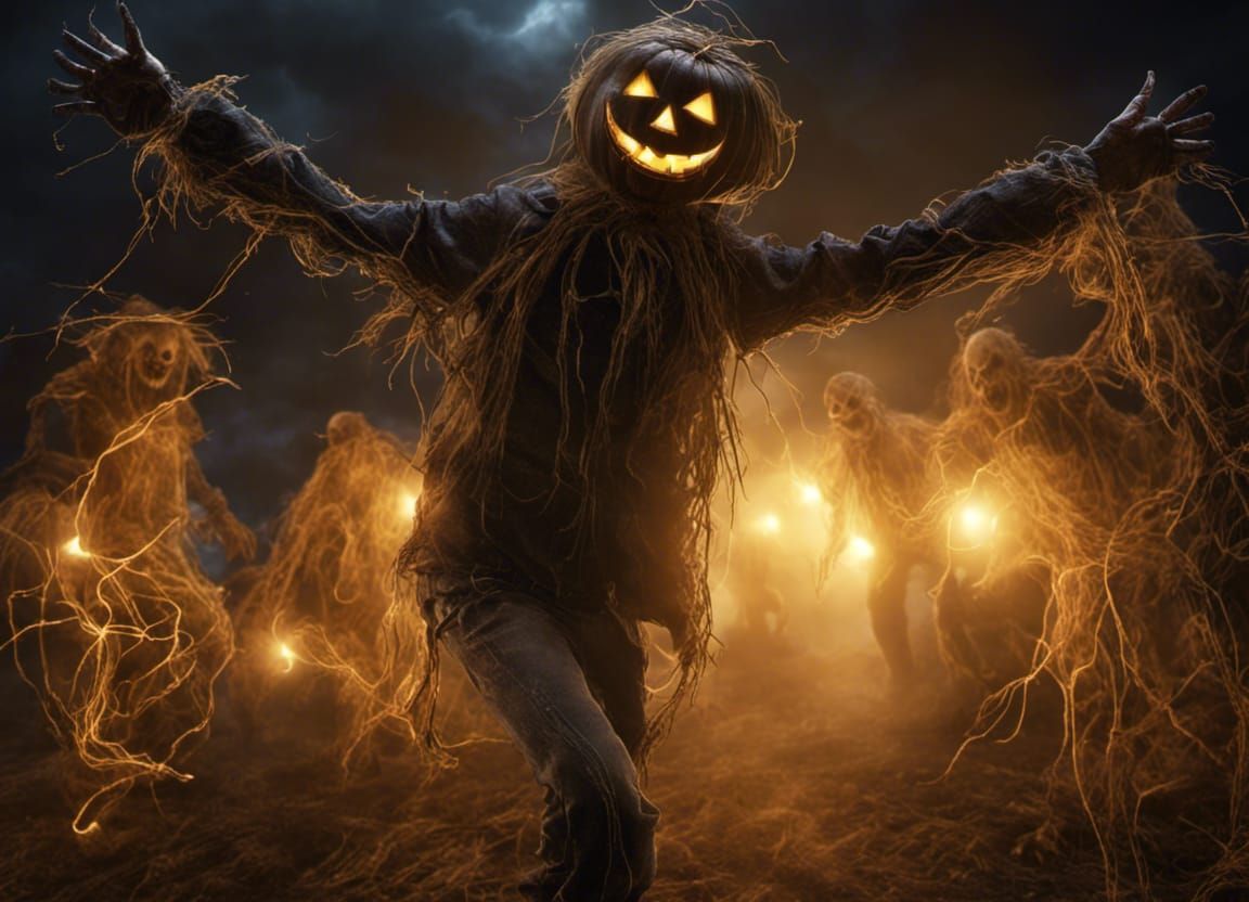 Manic Scarecrow's Halloween Fright: A Dark Fantasy