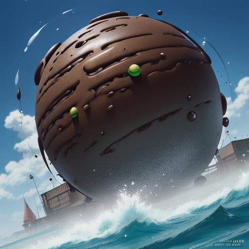 Oompa Loompa's Chocolate Milk Bath: 3D Anime Art