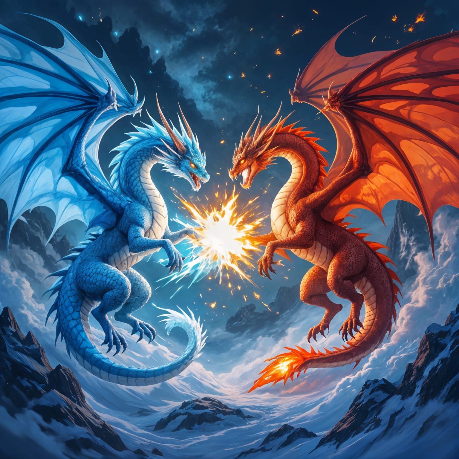 Battle for dominion: Fire v. Ice