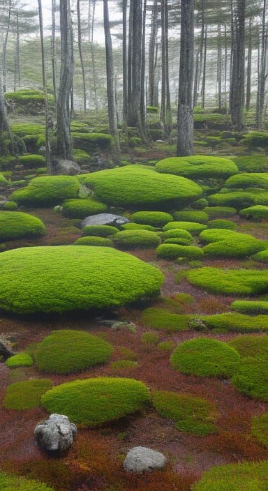 Lush Appalachian Bog with Old-Growth Spruce Forest