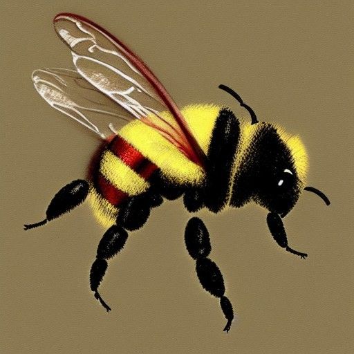 Sinister Zombie Bee Art