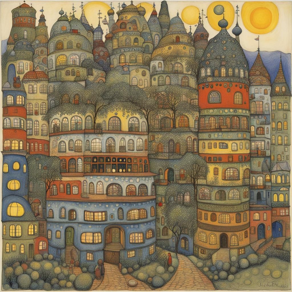 Botanical Art Nouveau Illustration