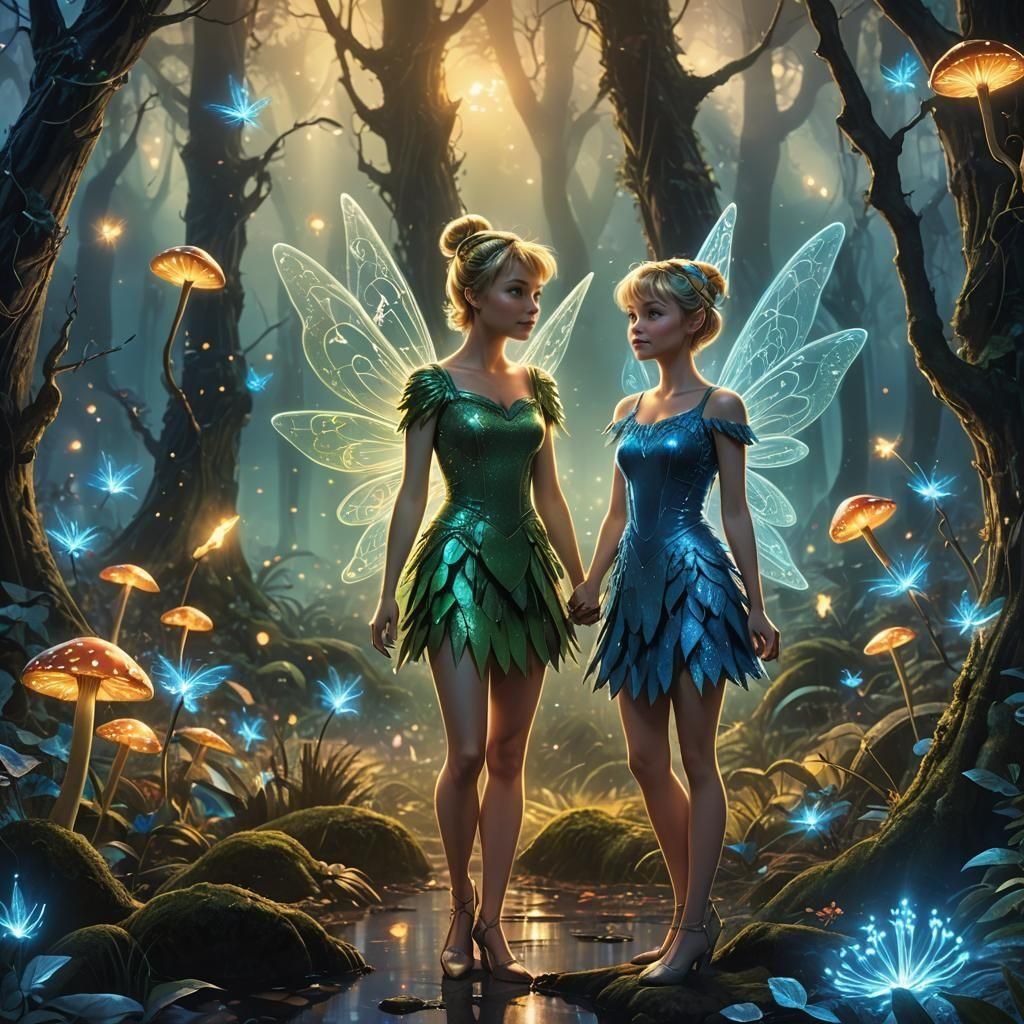 Tinkerbell Meets Elon Musk: Fantasy Concept Art