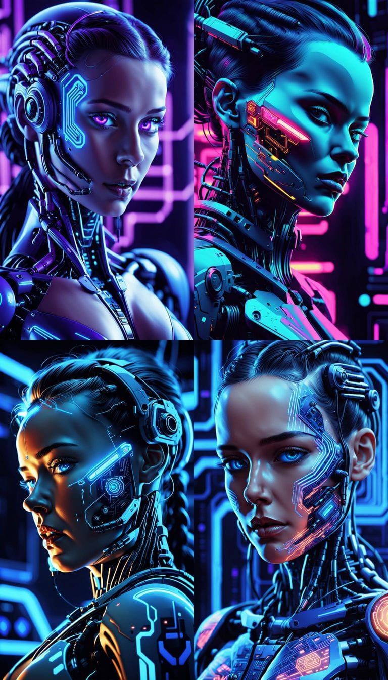 Futuristic Digital Operative System Interface