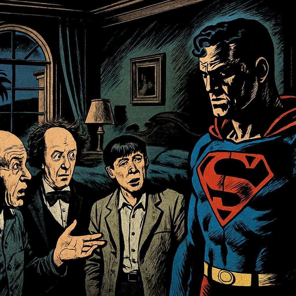 Superman meets the Three Stooges!