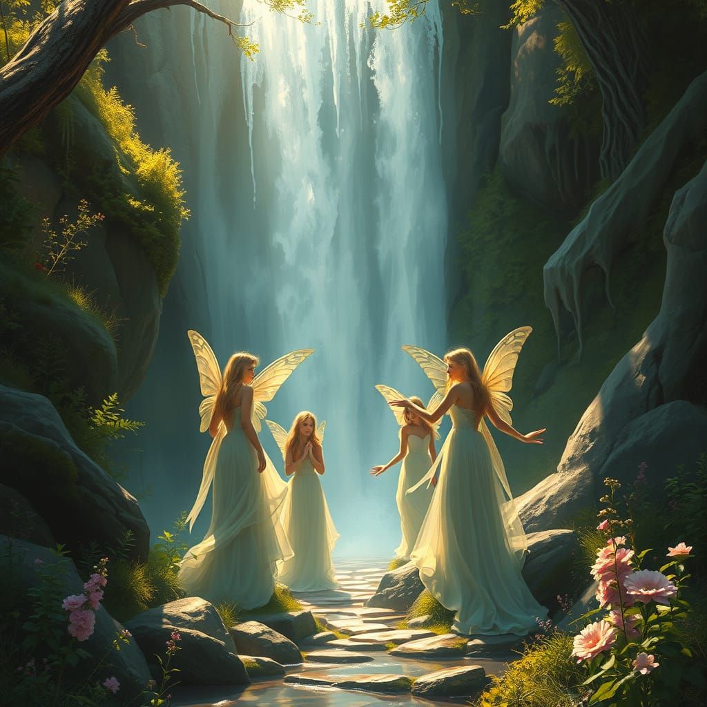 Fairies Uncover Hidden Path to Lost City in Enchanted Waterf...