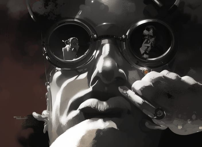 Dramatic Portrait in Style of Artgerm and Mucha