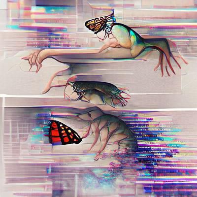 Abstract Metamorphosis Generated by AI