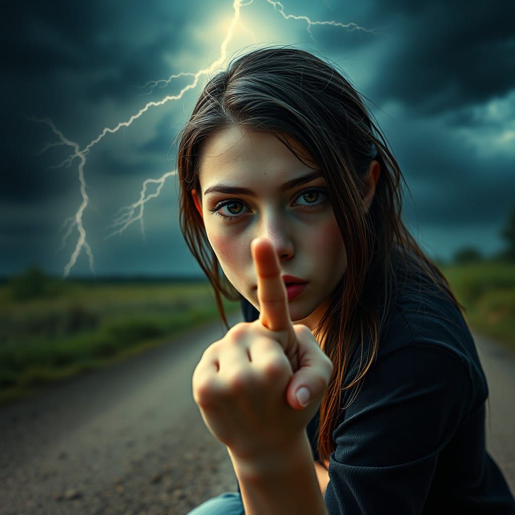 Gothic Cinema Portrait in Soft Focus