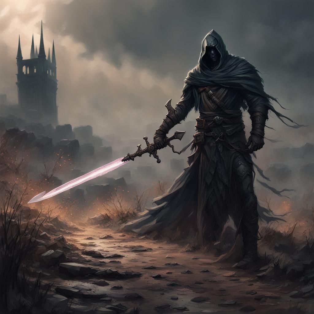 Vengeful Spectral Knight on Forsaken Battlefield