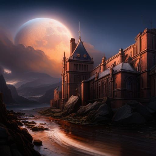 Epic Cinematic Quote Realized as Digital Painting