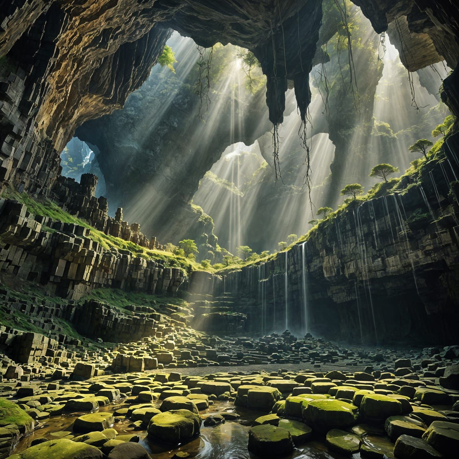 Fantasy Landscape Inspired by Natural Wonders