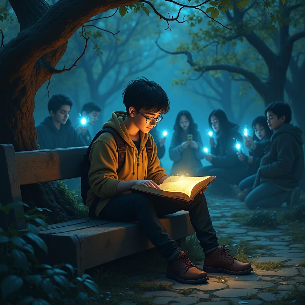 Enchanted Bookworm in a World of Distraction