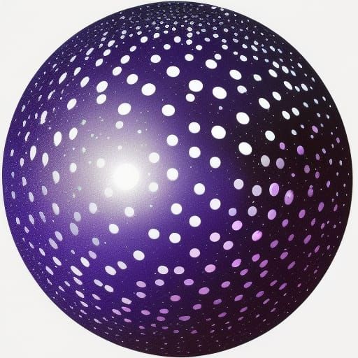 Abstract Art with Geometric Shapes and Sparkling Effects