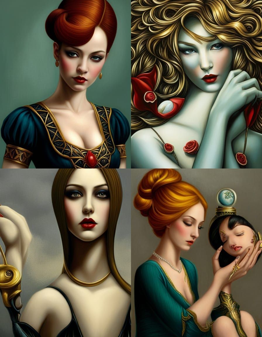 Evocative Art in Style of Chie Yoshii