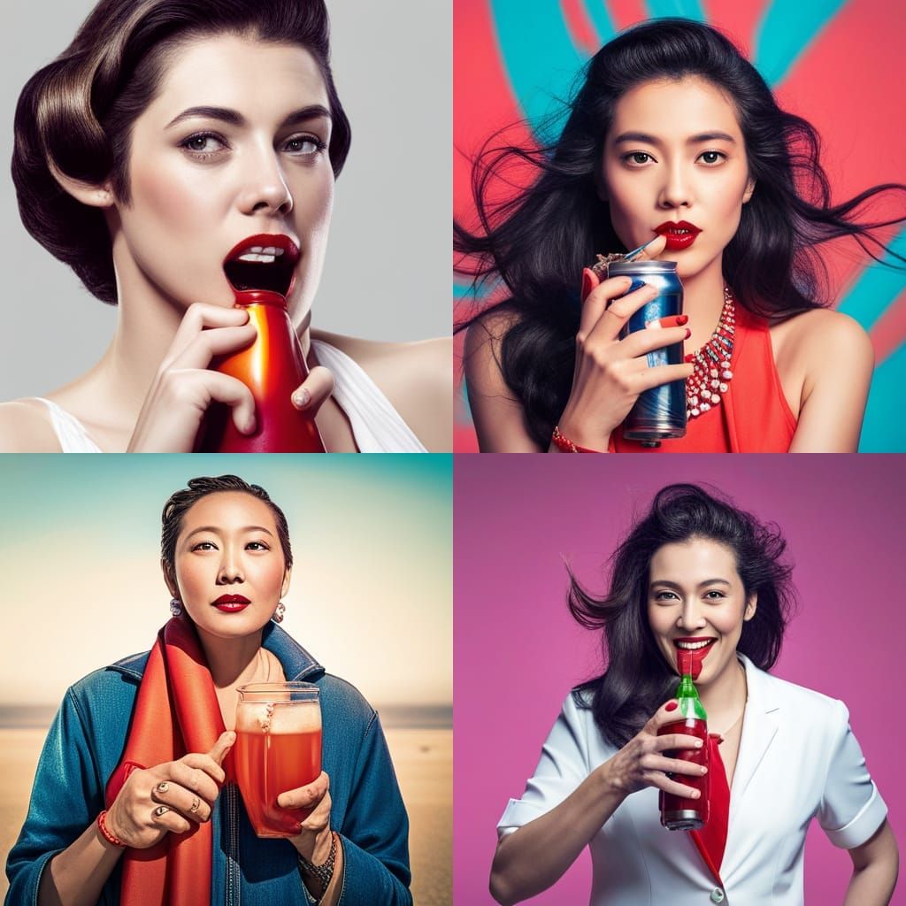 Joyful Soft Drink Ad in Ultra-HD