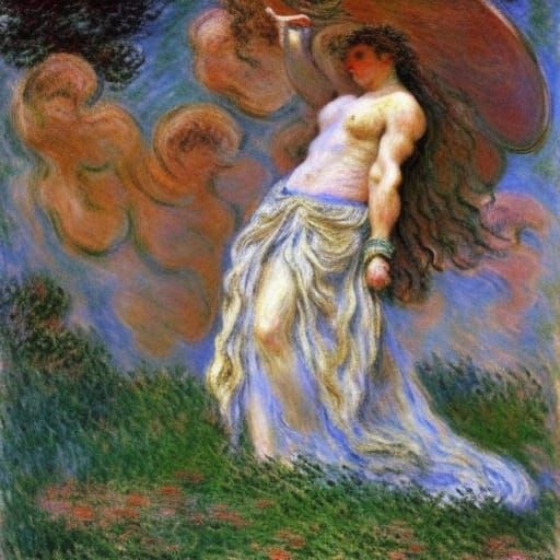 Roman Gods and Goddesses as Impressionist Art