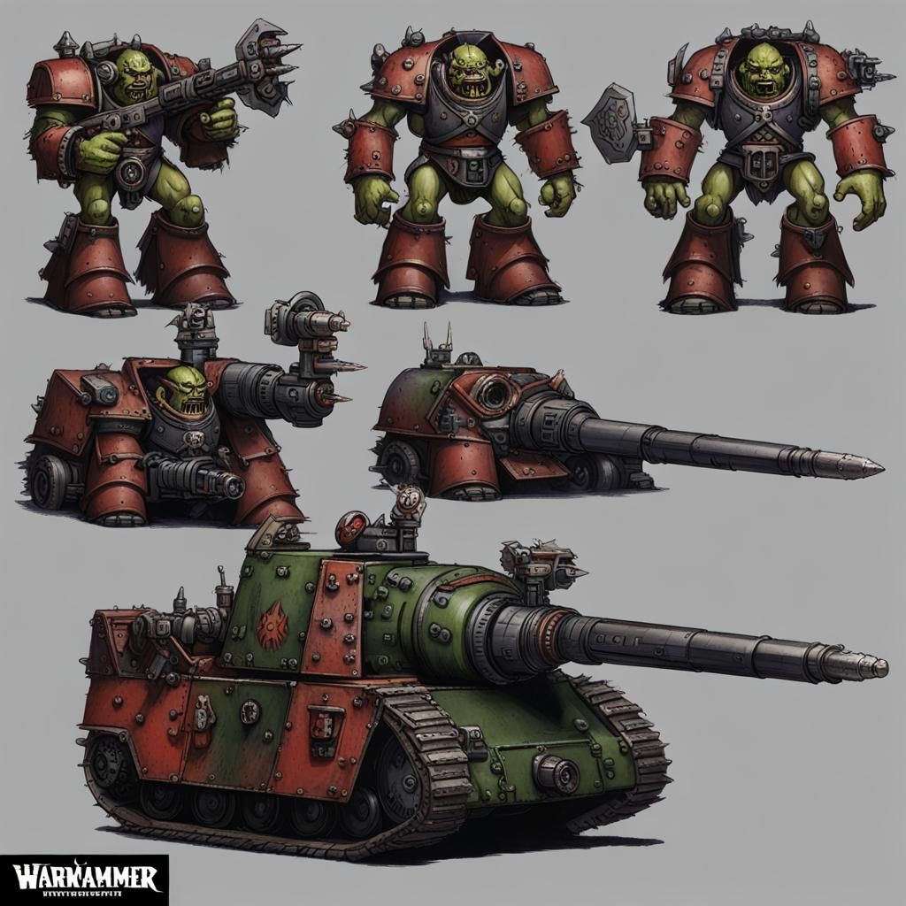 Warhammer Orks Self-Propelled Mortar