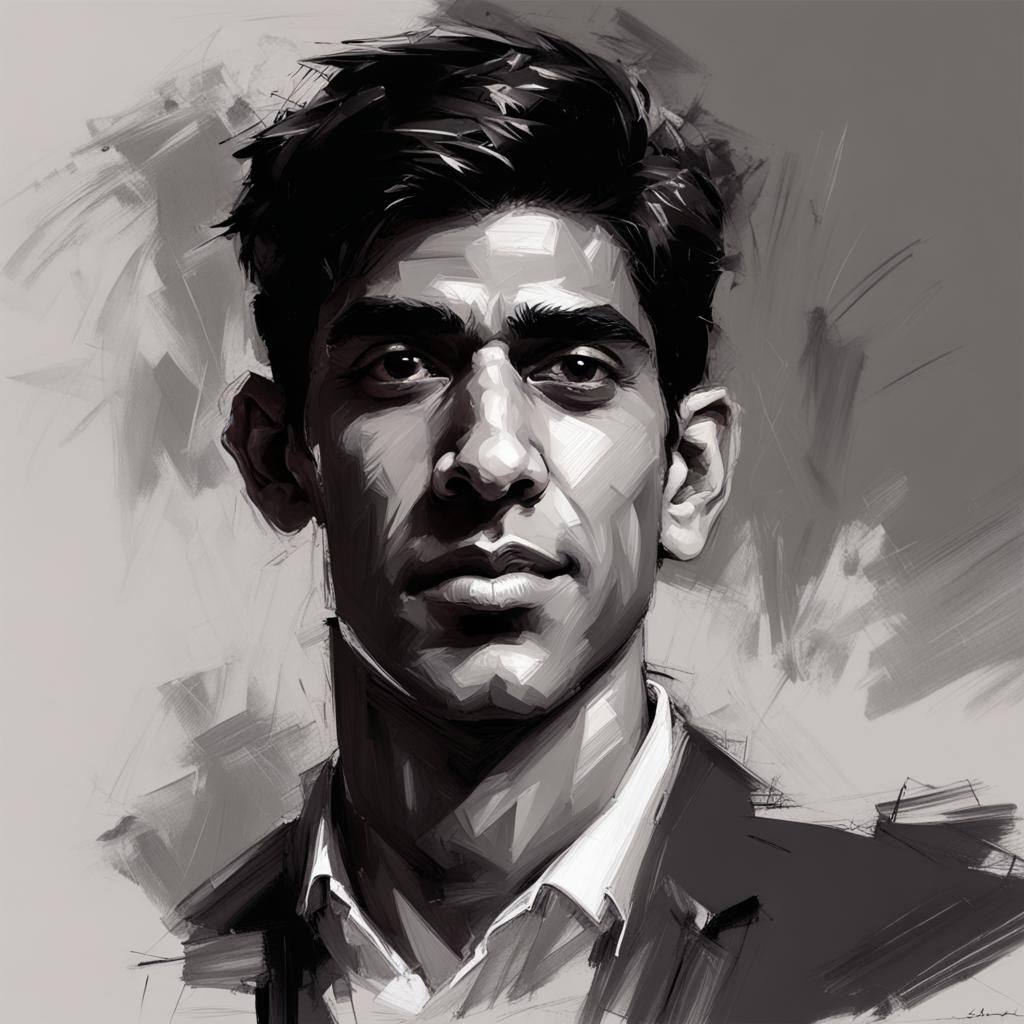 Portrait in the Style of Henry Asencio