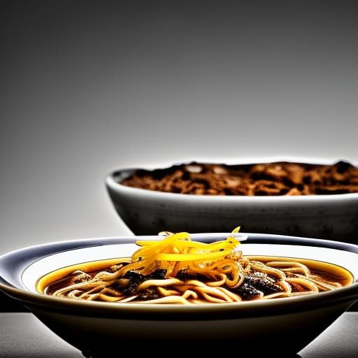 Hyperrealistic Ramen Bowl in Cinematic Lighting