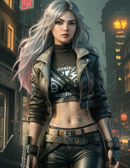 Urban Fantasy Grunge Concept Art