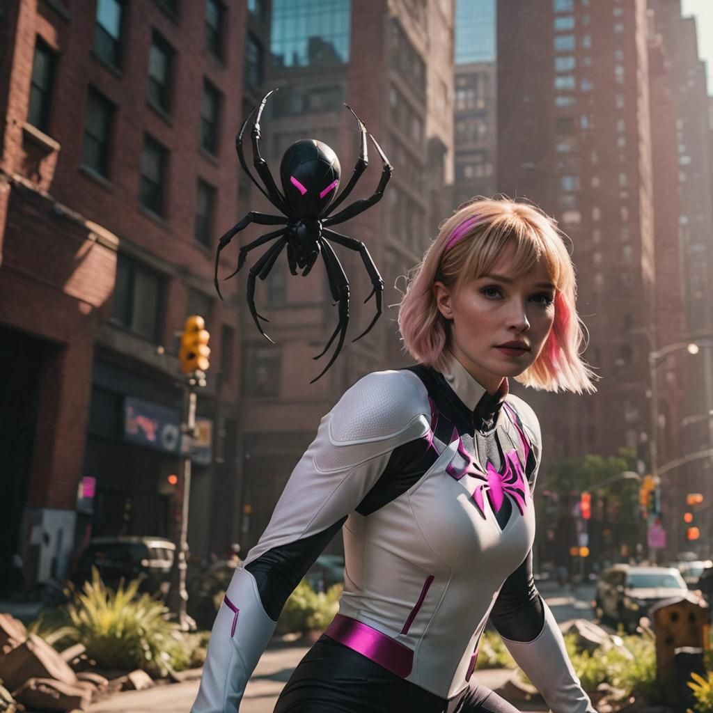 Bryce Dallas Howard as Spider-Gwen in Cinematic Style