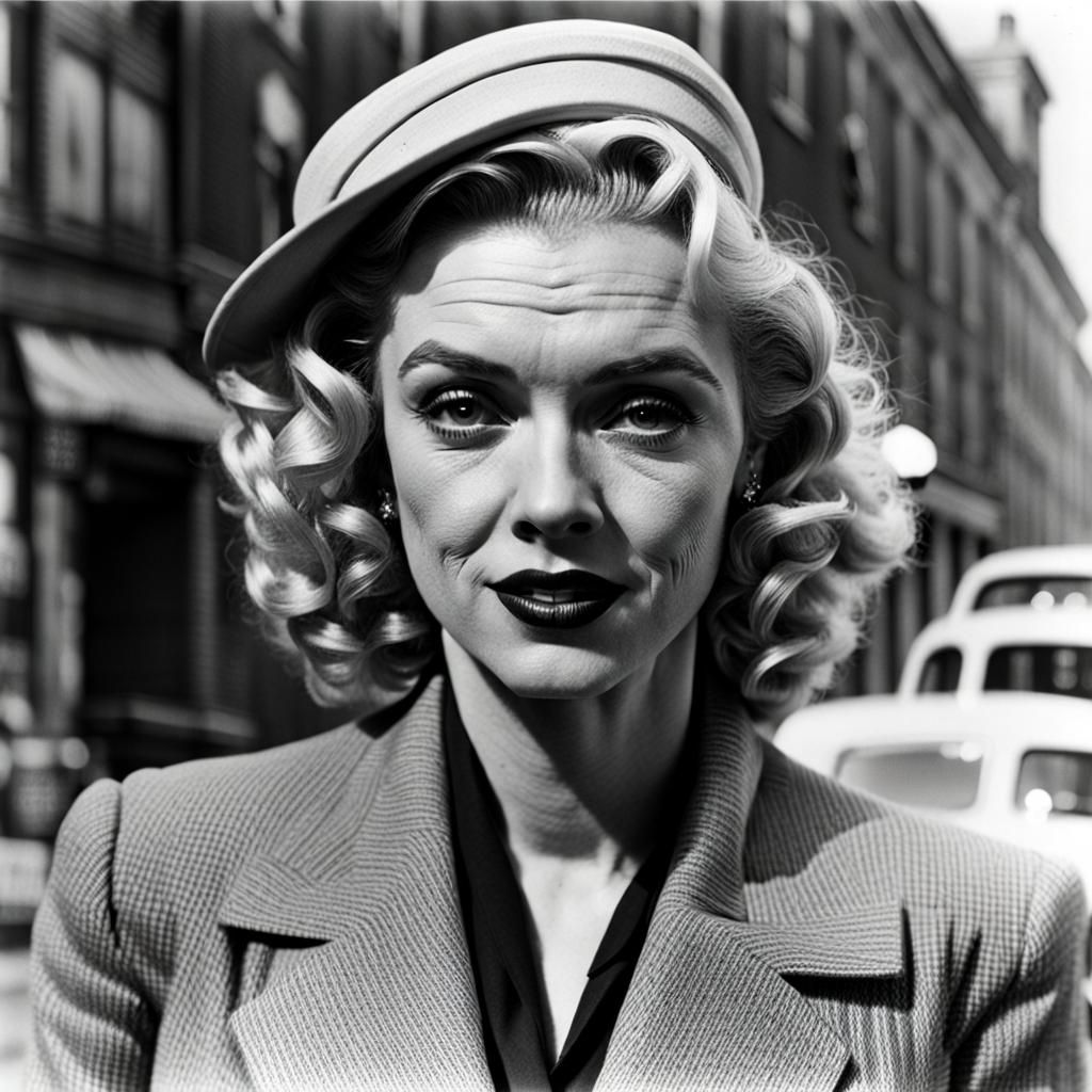 Marilyn Monroe Cross-Dressed: A Striking Portrait