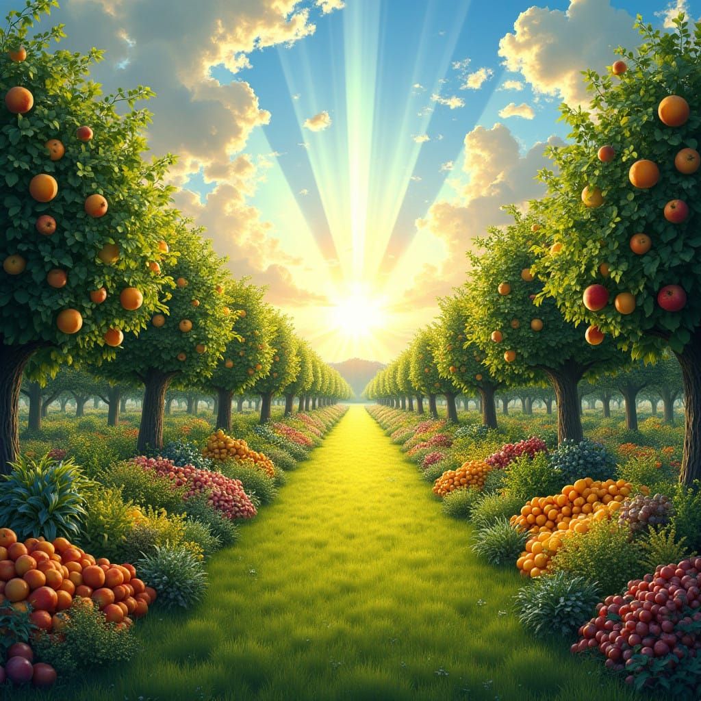 Surreal Paradise Blooms in Vibrant Colors