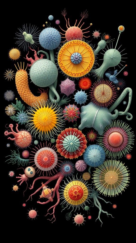 Realistic microbes