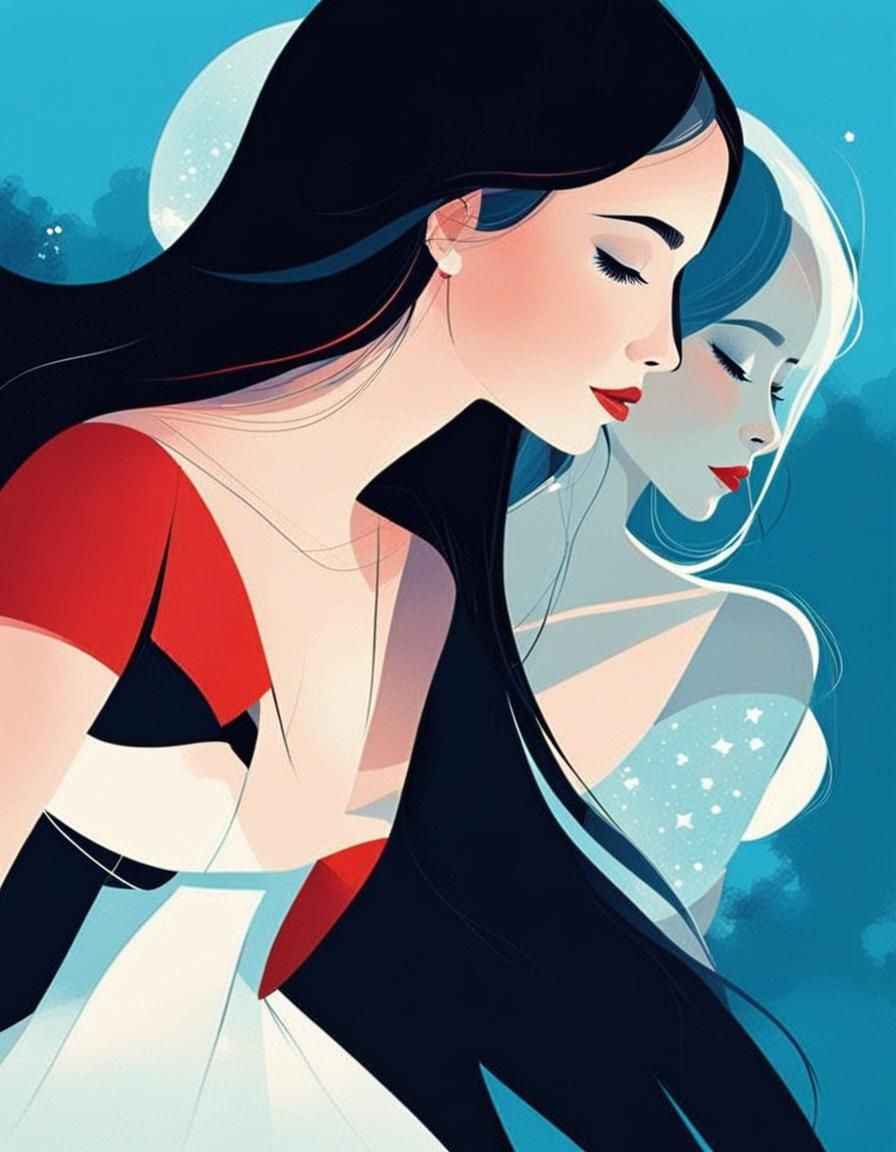 Changed Mind: Digital Illustration in Cel-Shaded Style