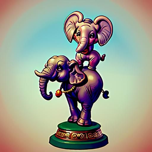 Bobble Head Elephant ⁶
