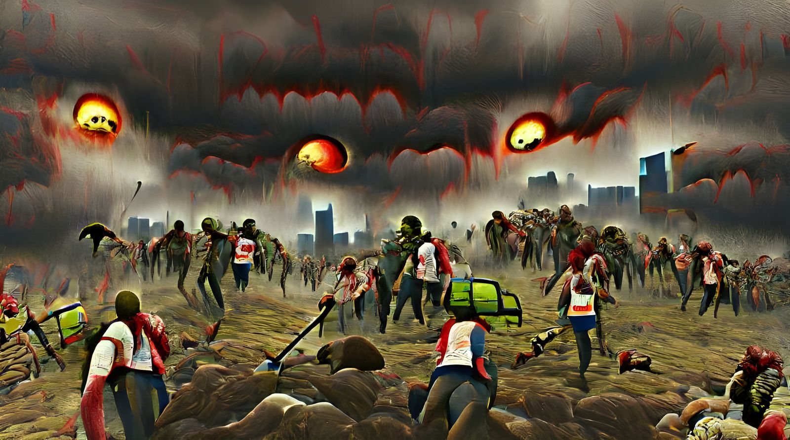 Grim Zombie Apocalypse Landscape