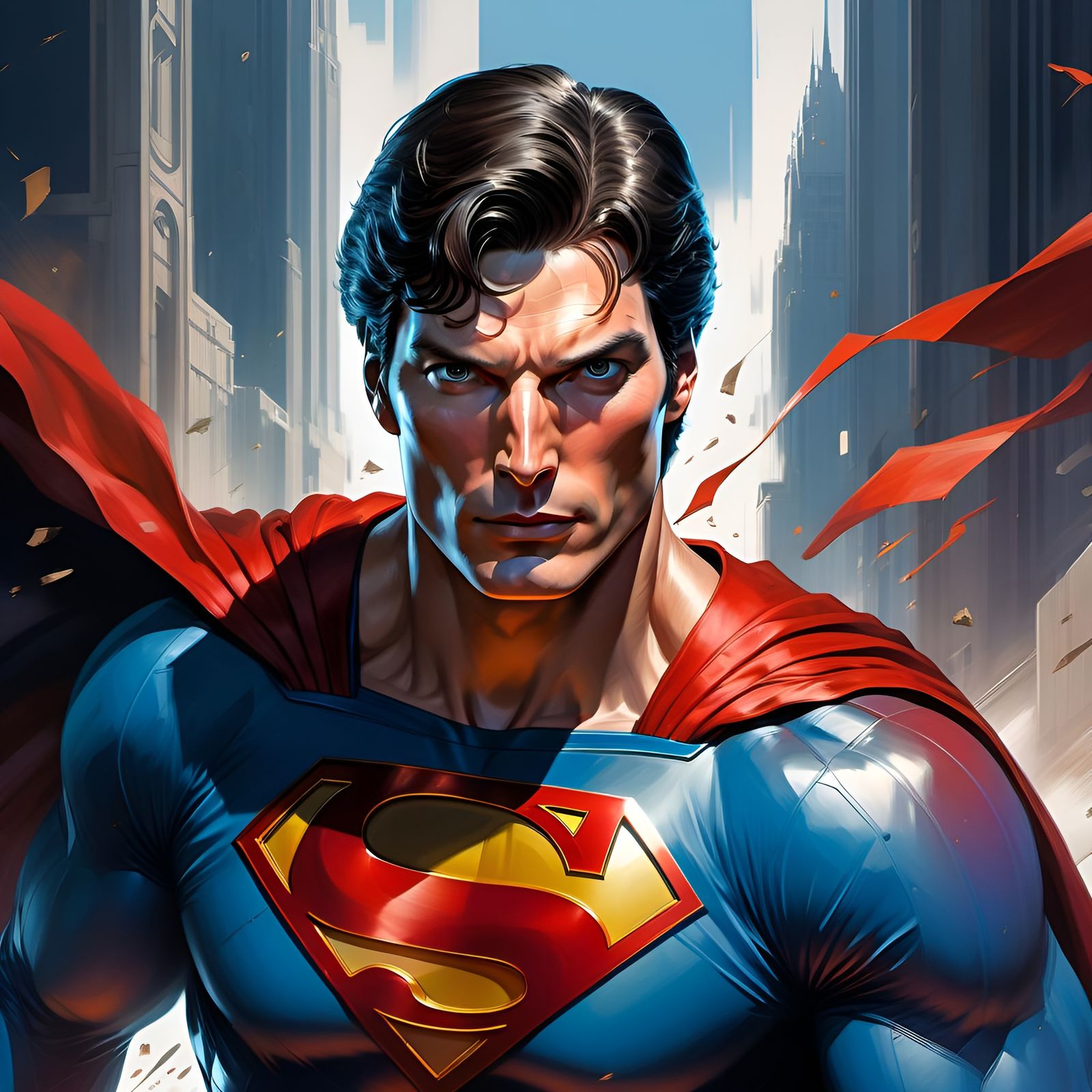 Christopher Reeve as the Protector of Metropolis!