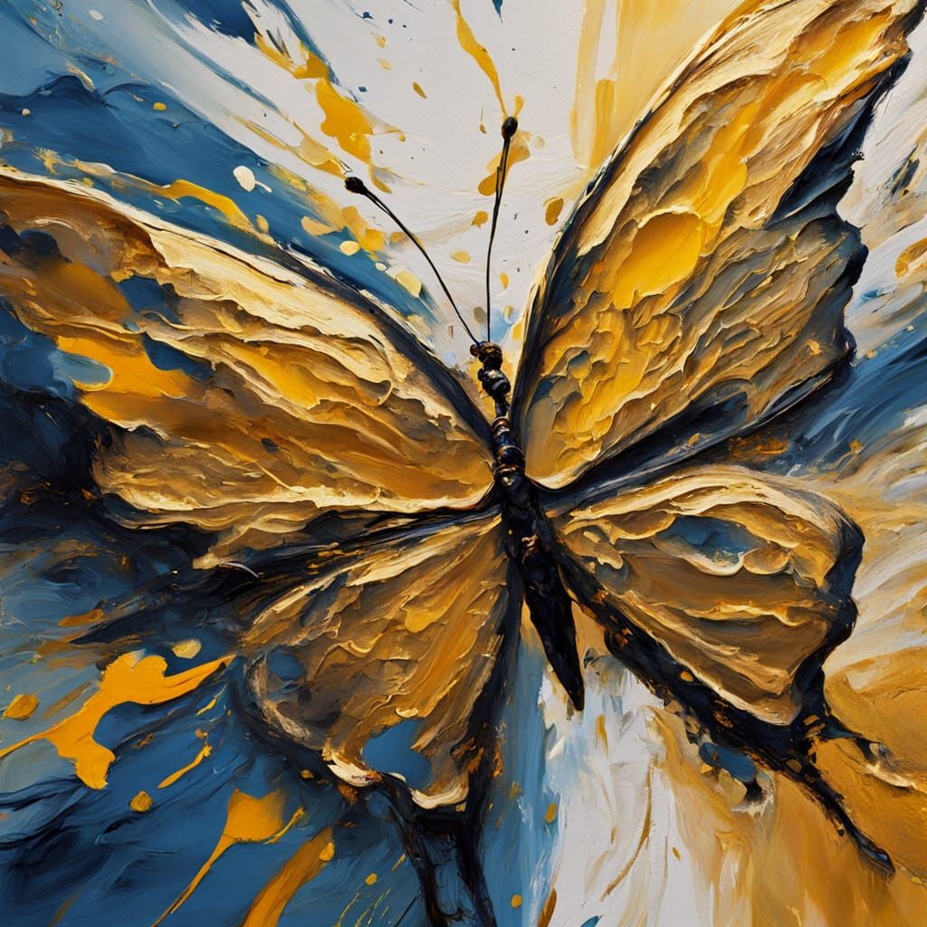 Butterfly in Gold