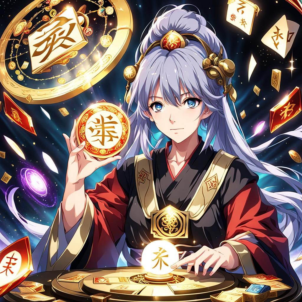 Anime Girl with Fortune Telling Powers