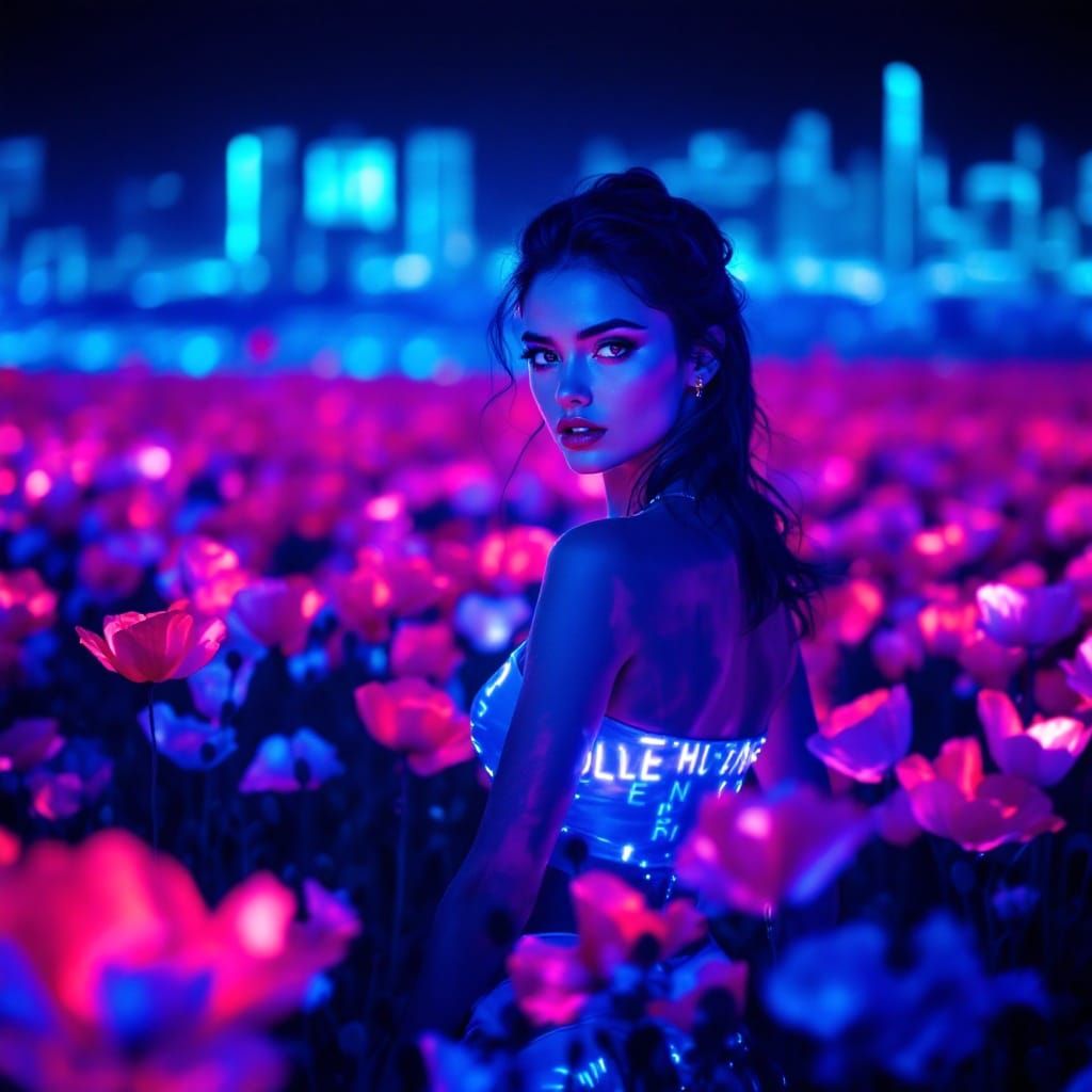 Electric Poppies: Holzer and Blade Runner Fusion