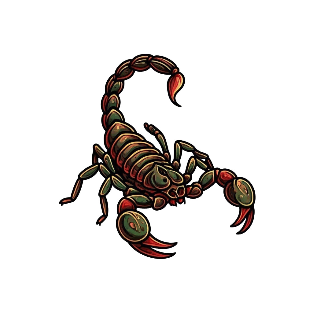 A simple scorpion Tattoo.