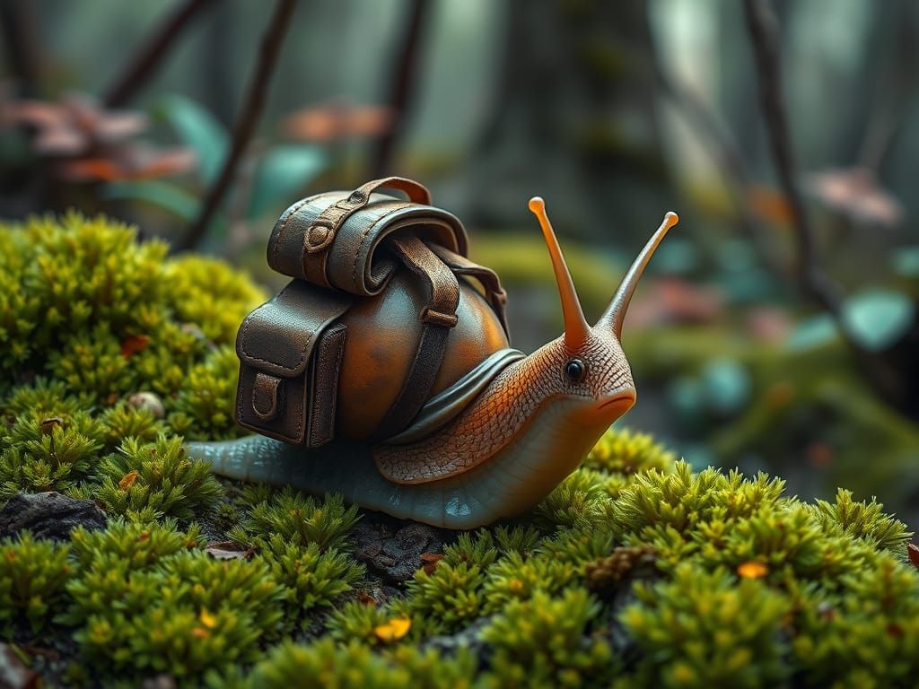 Snail Explorer in Mossy Forest