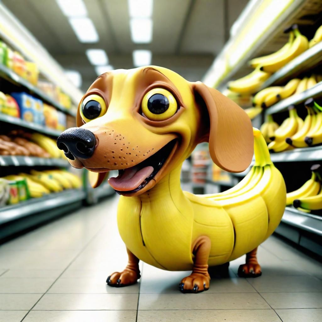 Banana Dachshund