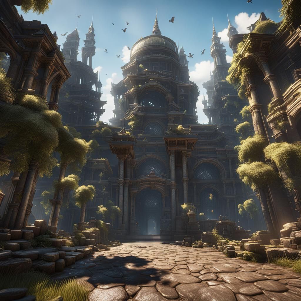Epic 3D Videogame Graphics in 8K Resolution