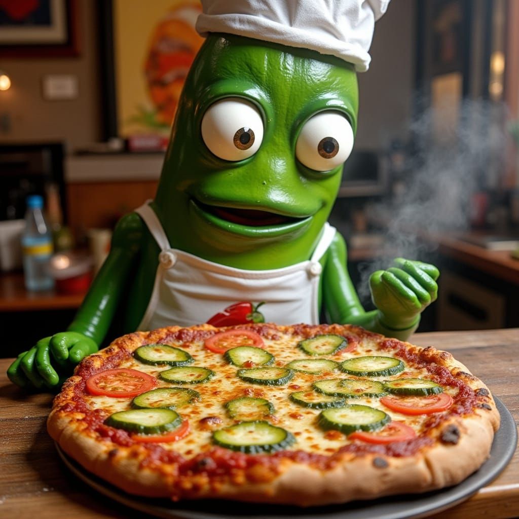 Pickle Chef Longs for Pickle Pizza