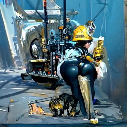 Ideal Job in Oil Painting Style