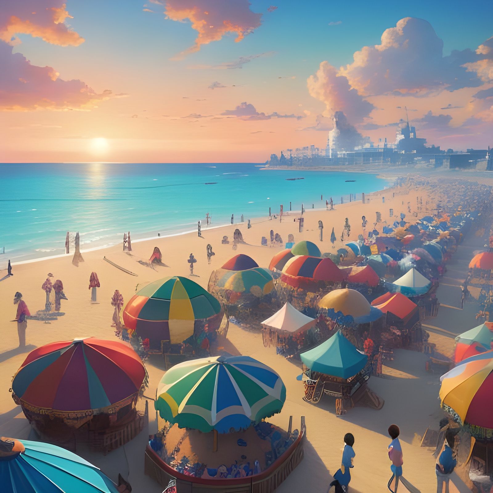Summer Carnival on the Beach: Studio Ghibli Anime