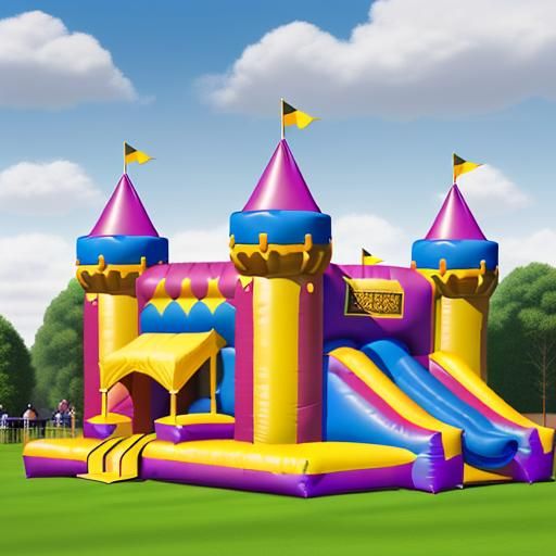 Large Medieval Bouncy Castle