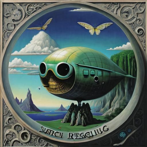 Surrealistic Composition Generated by AI