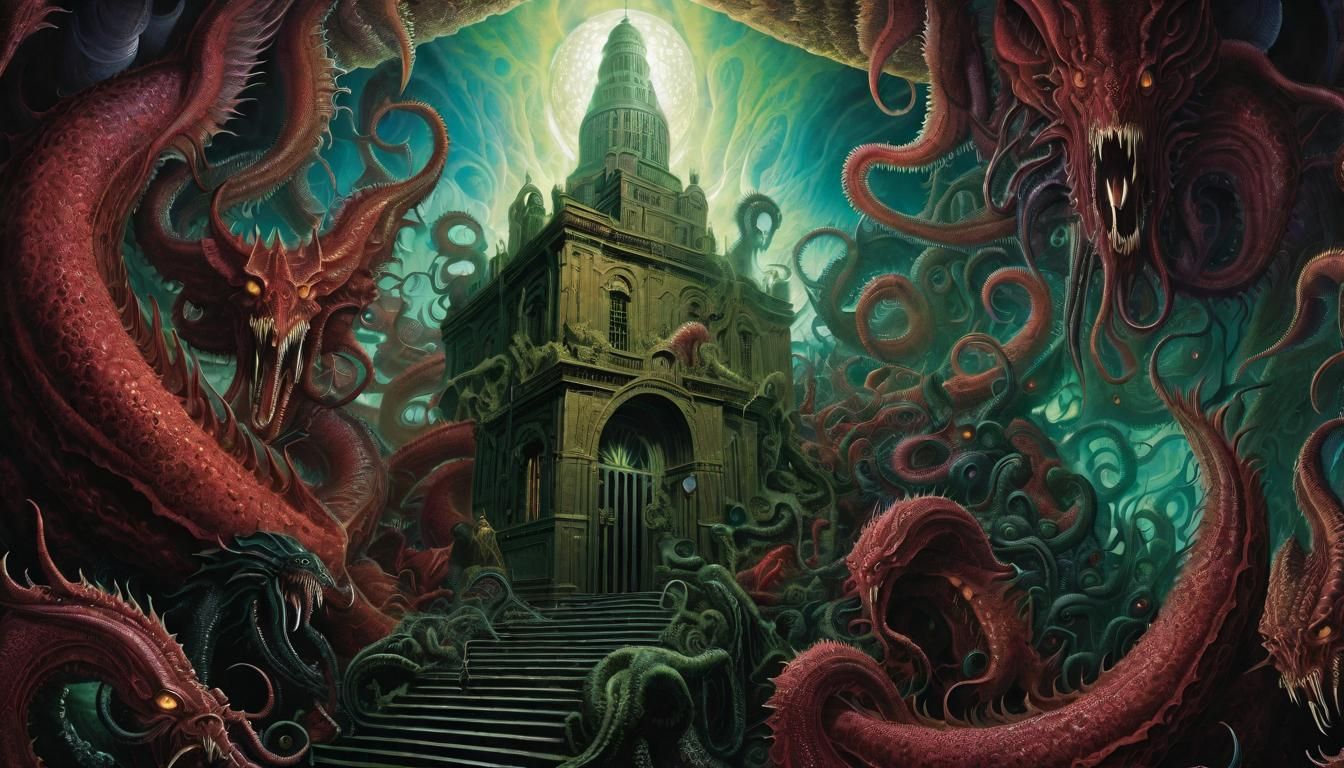 Lovecraftian Horrors Invade Heaven in Maximalist Style
