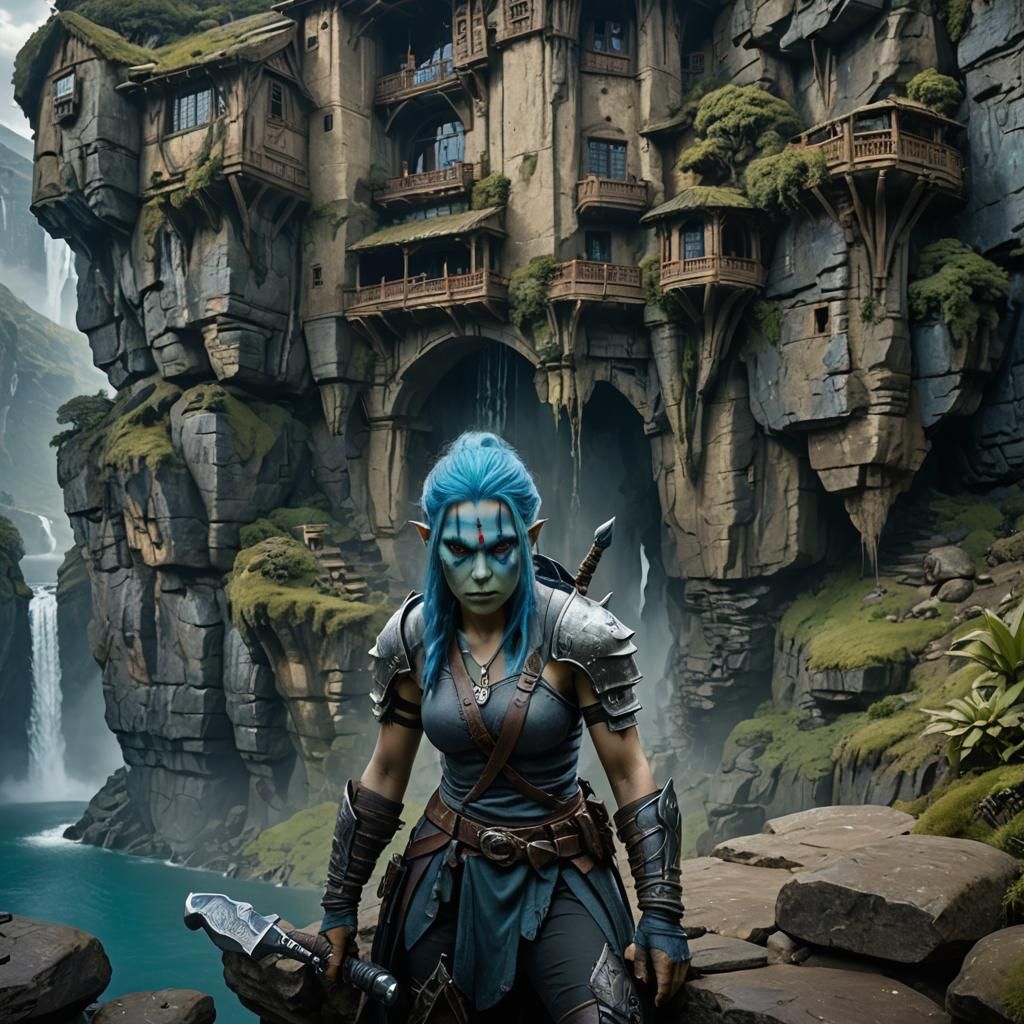 Orc Warrior at Cliffside House