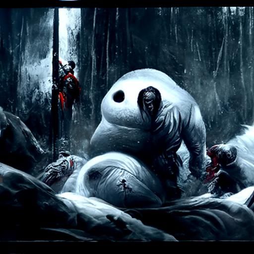 Baymax in Elden Ring Horror
