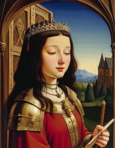 Iconic Medieval Art Illustration